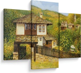 Tablou - Cabane în timpul verii (90x60 cm)