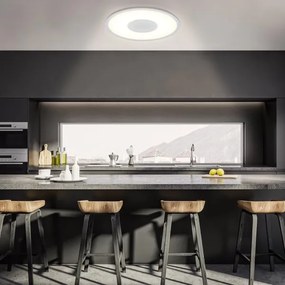 Telefunken 320104TF - Plafonieră LED RGBW dimmabilă, 21W, 230V, 3000-6500K, cu telecomandă