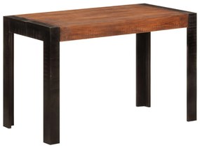 vidaXL Masă de bucătărie, maro miere, 120x60x76cm, lemn masiv de mango
