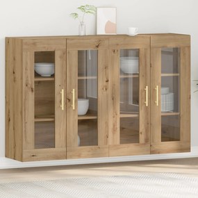 vidaXL Dulapuri de perete 2 buc Artisan Oak 69,5 x 34 x 90 cm - Lemn stratificat