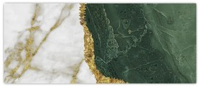 Tablou - Marmură verde N⁰3 (120x50 cm)