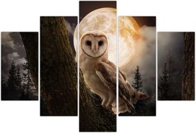 Tablou cu bufnița (150x105 cm)