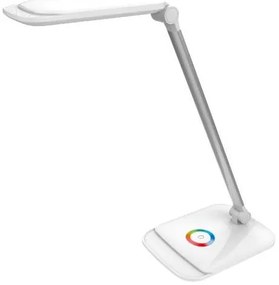 Lampă de masă Platinet 18 W, modul de noapte + USB, alb