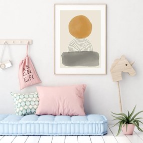 Poster - Abstracție pictată (A4)