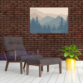 Tablou - Munții Turcoaz N⁰2 (90x60 cm)