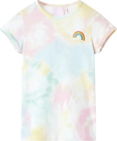 vidaXL Tricou pentru copii, multicolor, 128