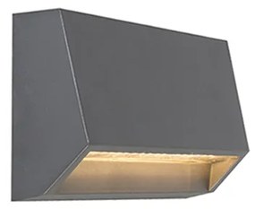 Lampa de perete exterioară modernă gri închis cu LED IP65 - Sandstone 2