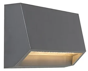 Lampa de perete exterioară modernă gri închis cu LED IP65 - Sandstone 2