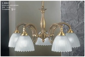 Candelabru clasic 5 brate design italian realizat manual 3520