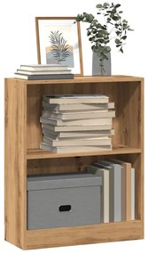 vidaXL Bibliotecă, stejar artizanal, 60x24x76cm, lemn prelucrat