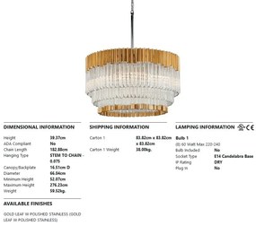 Lustra suspendata LUX design modern CHARISMA