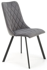 Scaun de bucaterie Nyx, gri/negru