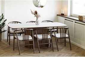 Masă de dining cu blat ceramic 90x200 cm Noli – House Nordic