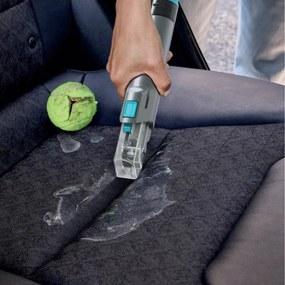 Aspirator cu spalare Shark StainStriker PX250EUT, 450 W, 0,72 l, Portabil, Par animale de companie, 4 accesorii, Gri/Negru