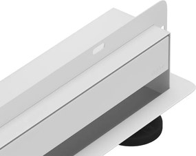 Mexen Flat Wall scurgere liniară de perete 2 în 1, 50 cm, albă - 1230050
