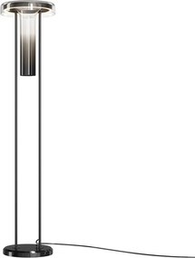 Lampadar modern cu vaza decorativa din sticla Ikebana