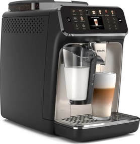 Mașină de cafea Philips EP5547/90 LatteGo, 1500 W, 15 bari, 1,8 l, 20 de băuturi, râșniță ceramică cu 12 trepte, ecran TFT, AquaClean, SilentBrew, AromaExtract, ExtraShot, Negru/Bej