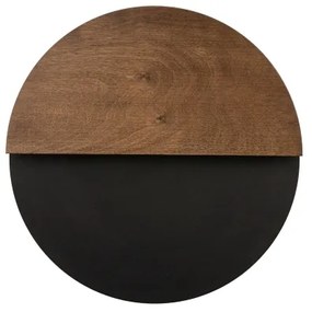 Aplică LED LUNA LED/7W/230V d. 36 cm negru/maro