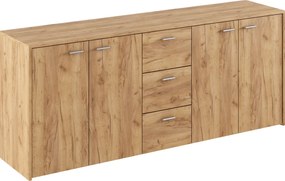 Dulap HUGOS 180, stejar craft auriu