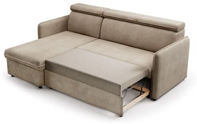 Colțar extensibil universal Barcelia Mini stânga/dreapta - maro catifea Anafi 06