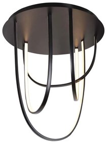 Plafoniera LED design modern Lora negru
