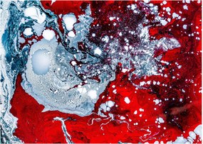 Tablou pe sticlă abstract (70x50 cm)