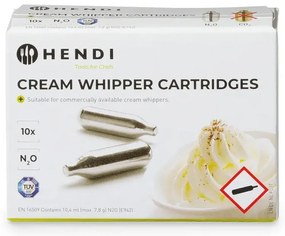 Set 10 capsule pentru sticla de frișcă Hendi