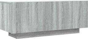 vidaXL Comodă TV, gri sonoma, 100x35x40 cm, lemn prelucrat