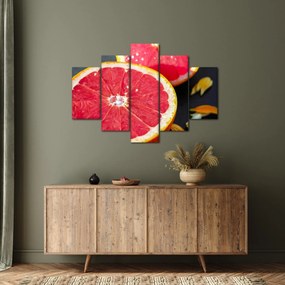 Tablou cu grapefruit tăiat (150x105 cm)
