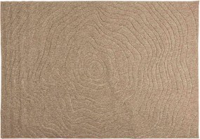 vidaXL Covoare de zonă Moiré AGIRA natural 200 x 140 cm Poliester