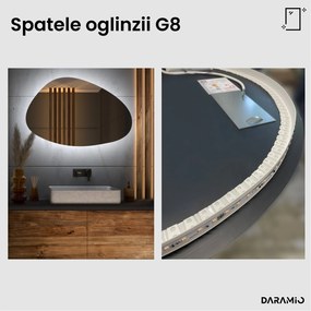 Oglindă atipică cu iluminare LED G8