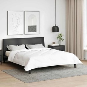 vidaXL Plapumi & Pături Alb 200 x 220 cm Microfibră