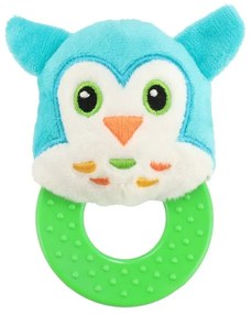 Baby Mix Baby pluș zornăitor cu teether Bufniță