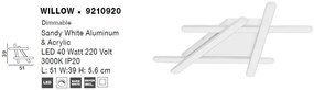 Lustra/Plafoniera LED design modern WILLOW White
