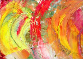 Tablou pe sticlă cu abstracție- pictura (70x50 cm)