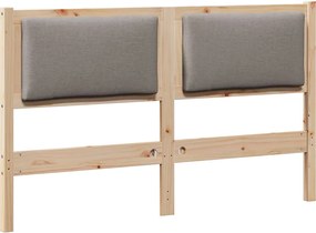 vidaXL Tăblie cap Altele Maro 140 cm Lemn masiv de pin