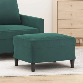 349295 vidaXL Taburet, verde închis, 60x50x41 cm, catifea