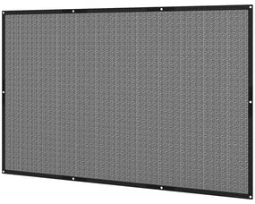 Outsunny Voal de umbră rectangular 3 x 2 m voal de umbră cu protecție UV pentru terasă balcon exterior balcon, negru | Aosom Romania