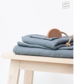 Prosop albastru din in 30x30 cm - Linen Tales