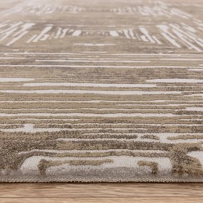 Covor bej 80x150 cm Kuza Lines Beige – Asiatic Carpets