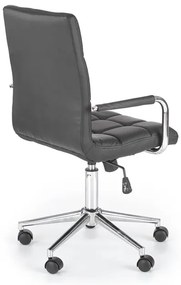 Scaun negru pentru tineret TORNE 2 piele eco