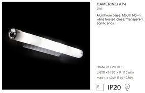 Aplica aluminium CAMERINO AP4 027104