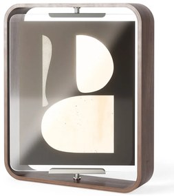 Ramă foto maro închis cu picior de susținere din lemn 26x31,5 cm Bellwood – Umbra