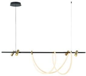 Lustră LED pe cablu Zuma Line 2200277L BALBO LED/67,5W/230V 2700-6000K + telecomandă