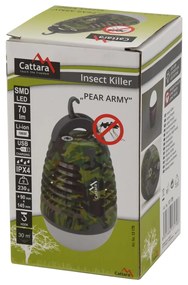 Lampă reîncărcabilă Cattara Pearl army, cu capcanăde insecte, 70 lm