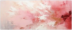 Tablou - Abstract roz (120x50 cm)