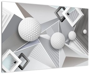 Tablou geometric abstract (90x60 cm)