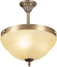 BRILAGI - Lustră pe tijă DAHLIA 3xE27/40W/230V Ø 37 cm, alamă