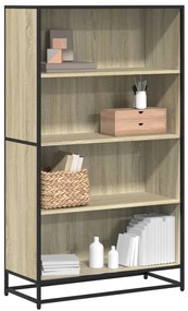 vidaXL Bibliotecă, stejar sonoma, 80,5x35x139 cm, lemn prelucrat