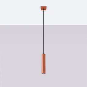 Lustră pe cablu Sollux SL.1489 LAGOS 1xGU10/10W/230V roșu